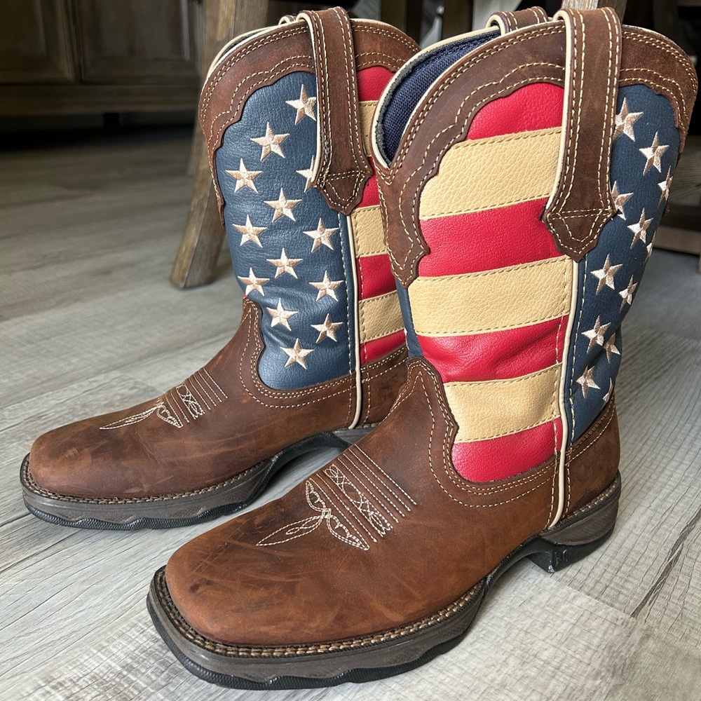 Durango Lady Rebel Women’s American Flag Cowboy Boots